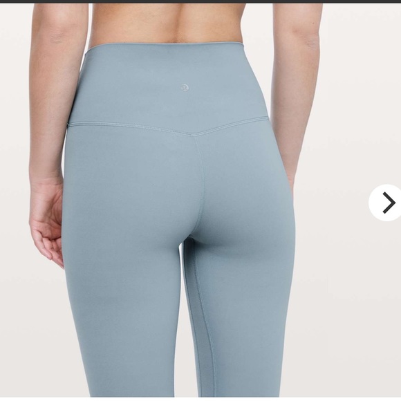 EUC Lululemon Align HR 28” Blue Leggings Size 4 - Picture 5 of 10